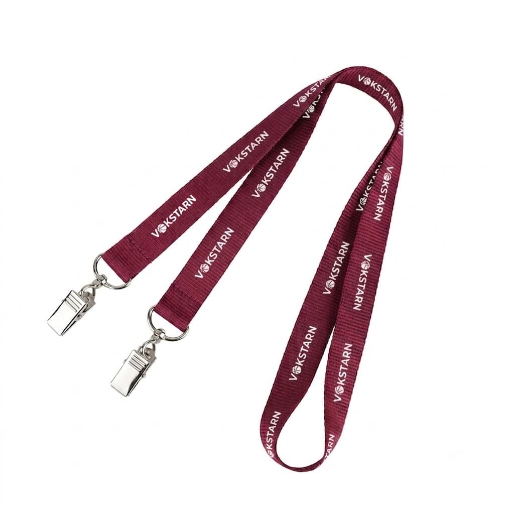 Open Ended Polyester Lanyard w/ Dual Clips gallery 2