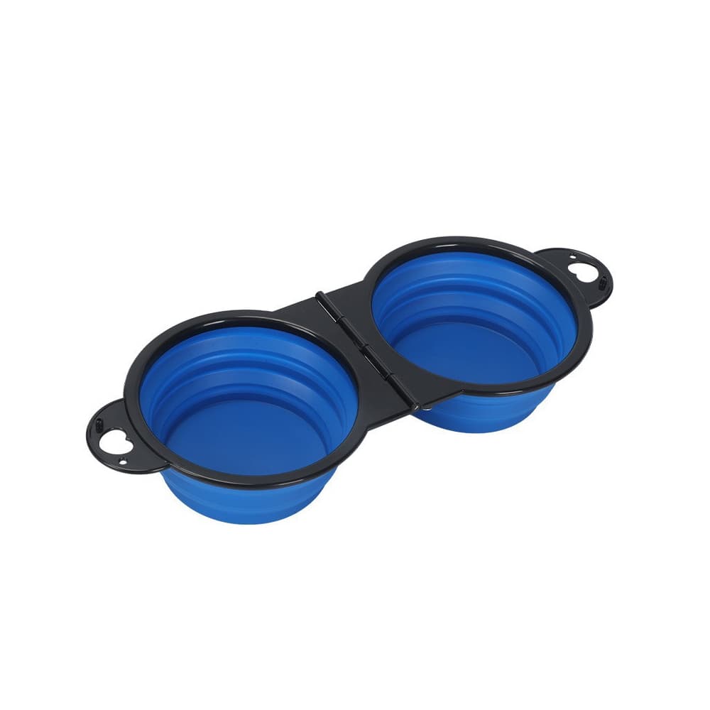 Collapsible Dual Pet Bowl w/ Carabiner gallery 5