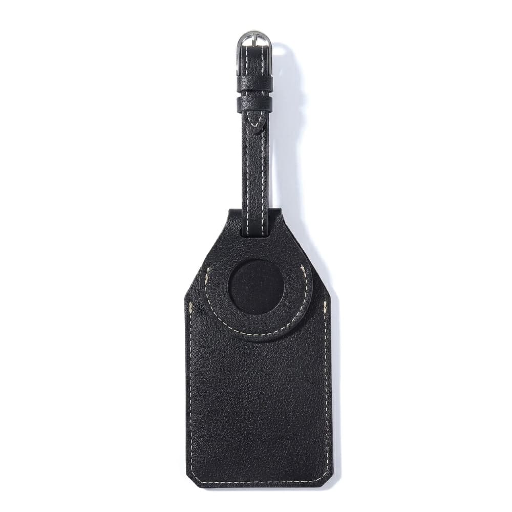 Vegan Leather Luggage Tag w/ Tracker Pocket gallery 4