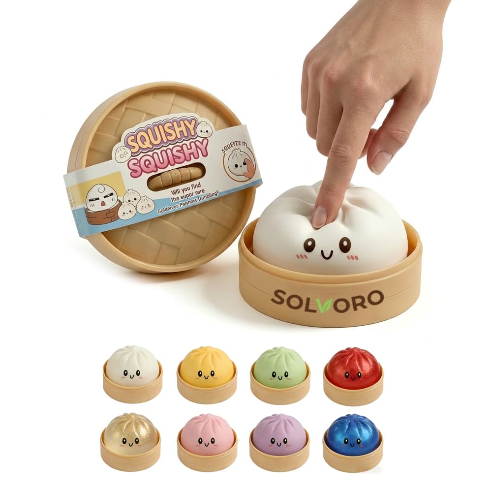 Squishy Bun Shaped Stress Reliever